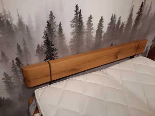 Balkenbett mit 2 Nachtkosolen BALTIMORE